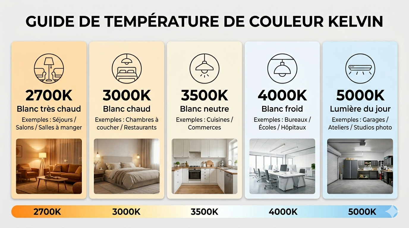 Guide de température Kelvin