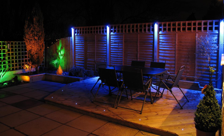 lumières LED de jardin