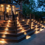 éclairages LED d'escaliers extérieurs
