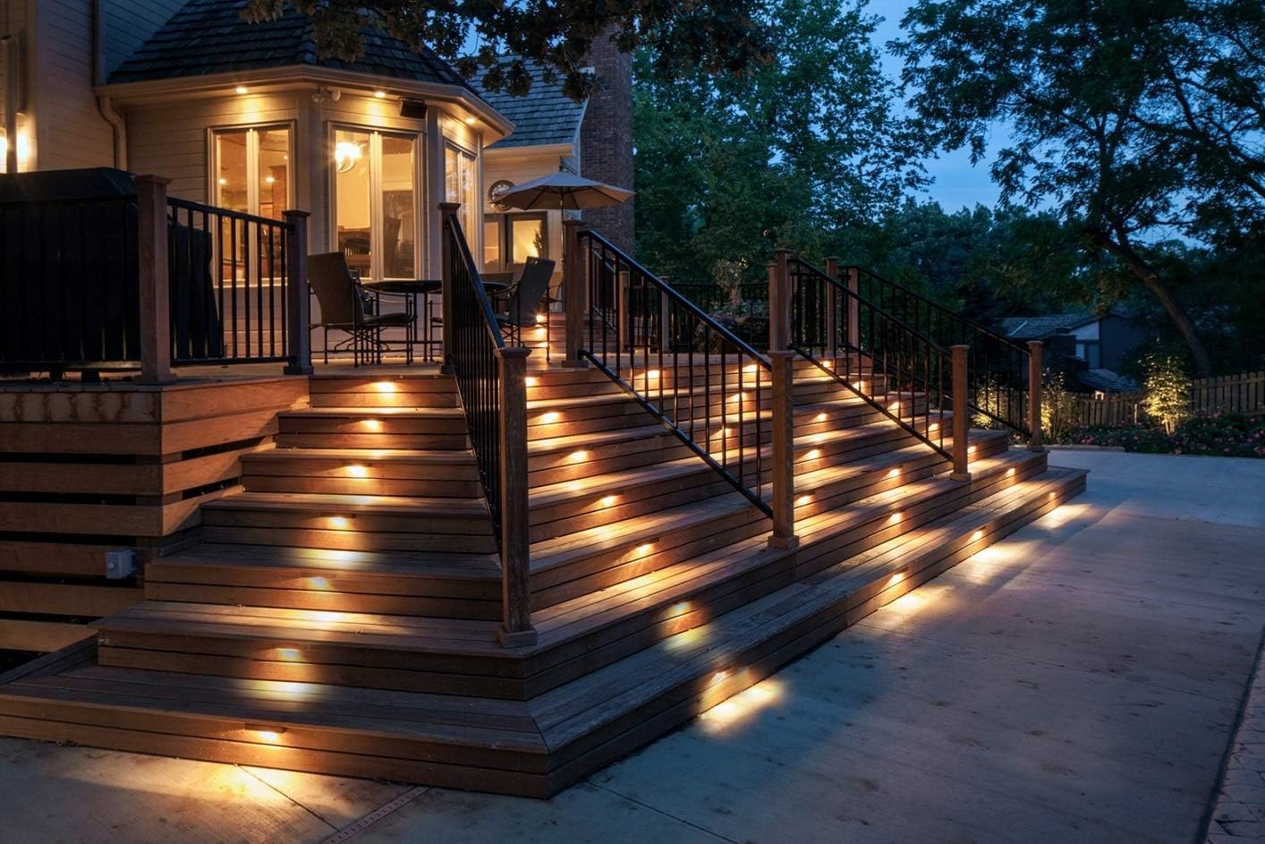 éclairages LED de terrasse