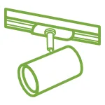 Éclairages LED sur rail