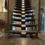 éclairages LED d'escaliers intérieurs