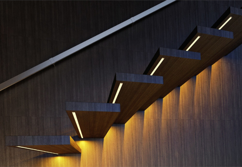 LED stair lighting