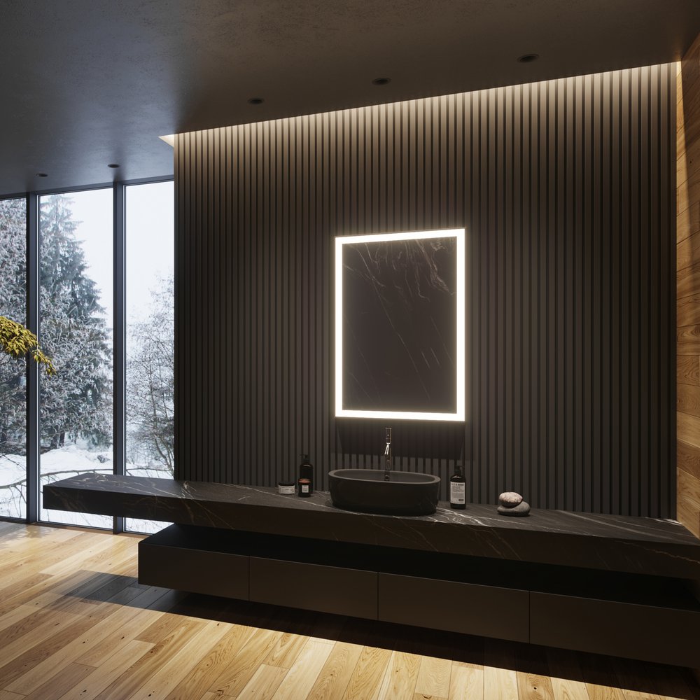 LED lighting mirrors