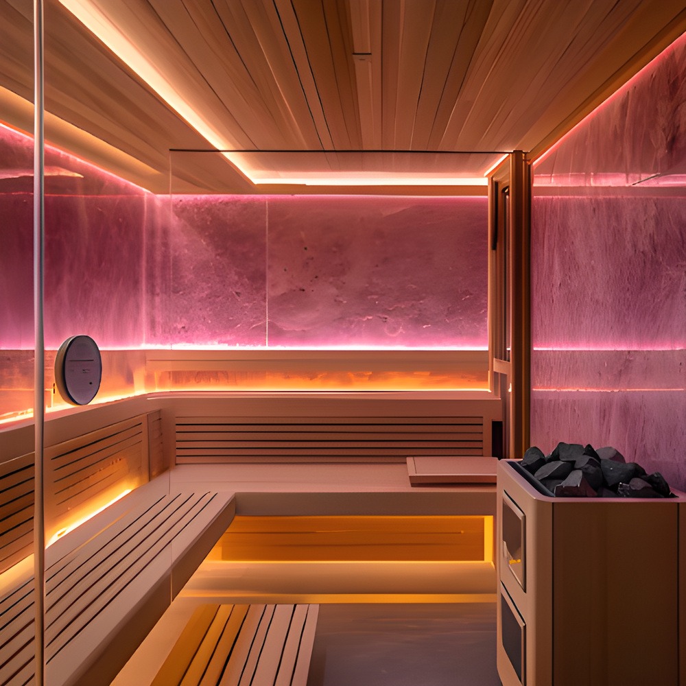 éclairages LED de sauna