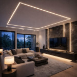 éclairages LED pour retombée de plafond