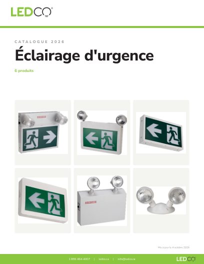 Éclairage d'urgence