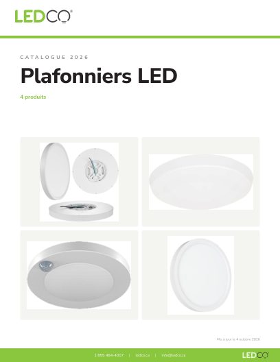 Plafonniers LED