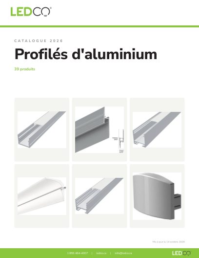 Profilés d'aluminium