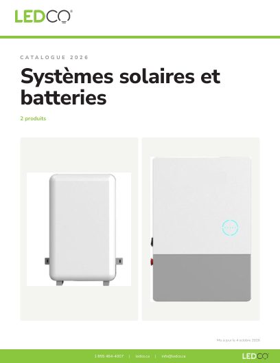 Systèmes solaires et batteries