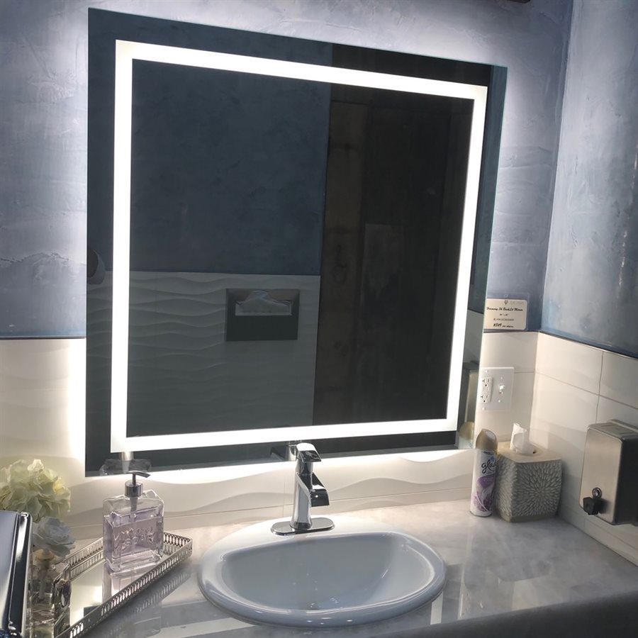 FROSTED HARMONY BACKLIT LED MIRROR