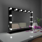 MIROIR DEL 120V MARILYN 40X28 (60K) NOIR