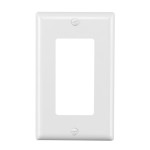 SINGLE WALL PLATE WITH SCREWS