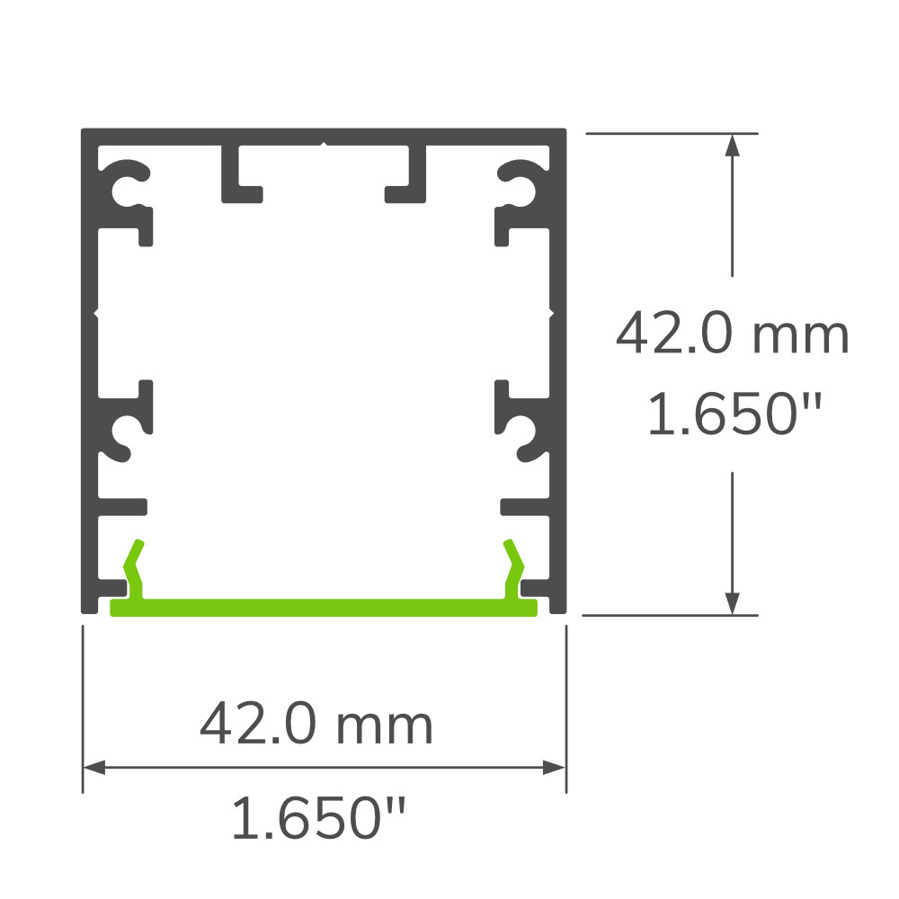PROFILÉ ALUMINIUM LED #880