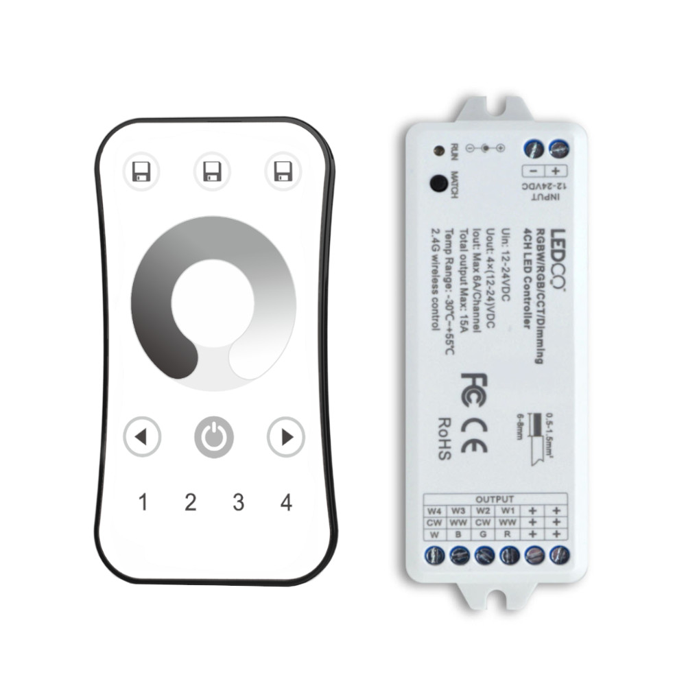 R21 STARTER KIT - 4-ZONE REMOTE AND RECEIVER - WHITE