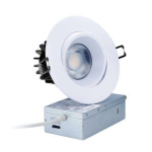 SWIVEL LED RECESSED 4'' DLHP ROUND
