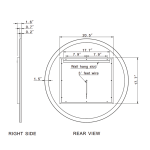 ORIGINAL ROUND BACKLIT LED MIRROR