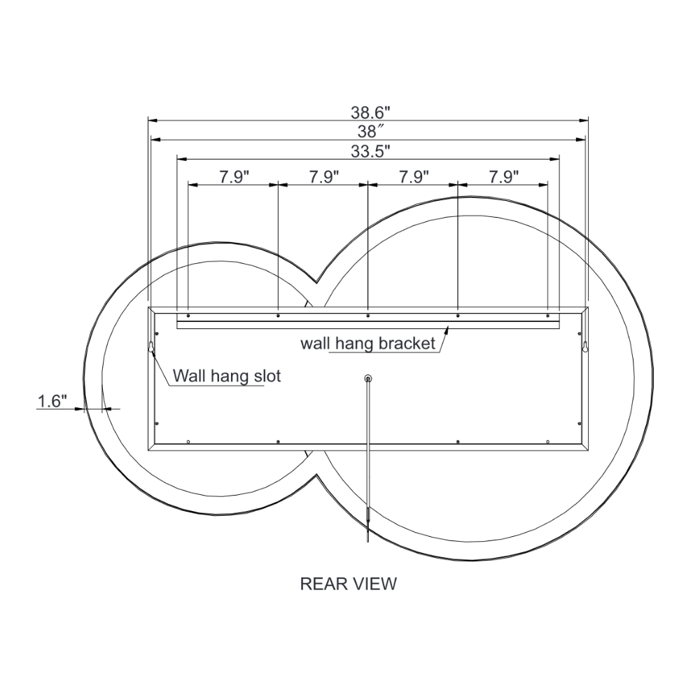 MIROIR LED BULLE HARMONIE