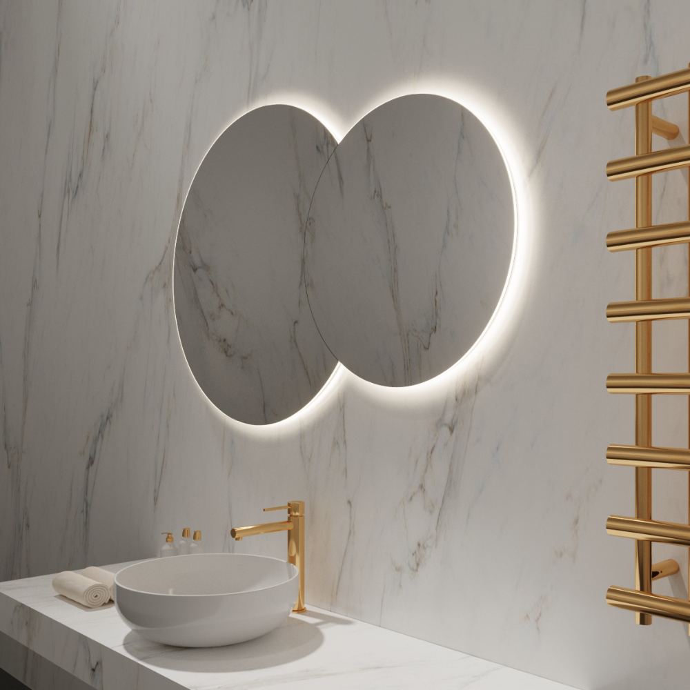 MIROIR LED BULLE RÉTRO-ÉCLAIRÉ