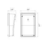 DOORWAY LED WALL PACK 20W-25W-30W