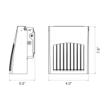 WALL PACK LED AJUSTABLE 15W-20W-24W-30W