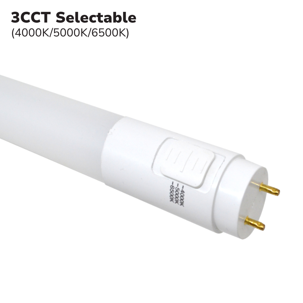 TUBE LED T8 3CCT 4' - 18W