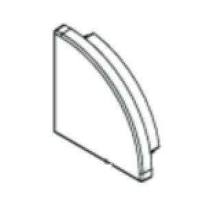 EMBOUT (1X) DE FINITION #90 NOIR (STANDARD) - (SANS TROU)