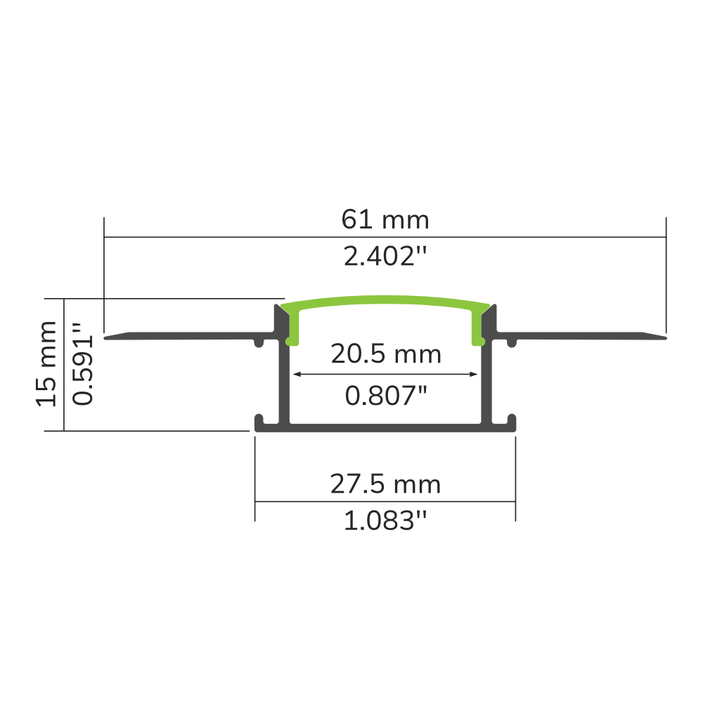 PROFILÉ ALUMINIUM #89