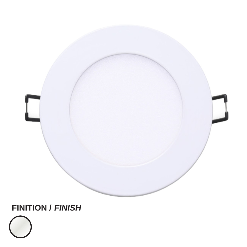 ENCASTRÉ LED MINCE 12/24V 4'' DLF ROND