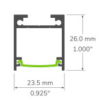PROFILE ALUMINIUM #145