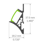 PROFILE ALUMINIUM #165