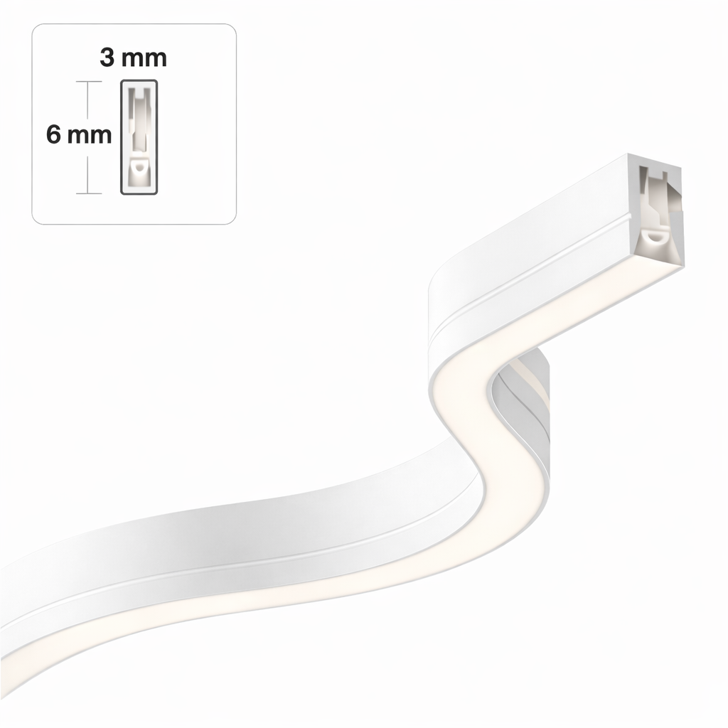 FLEX NEON LED 9.6W/M – 3X6MM