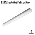 LUMINAIRE LINÉAIRE LED RÉGLETTE 4'