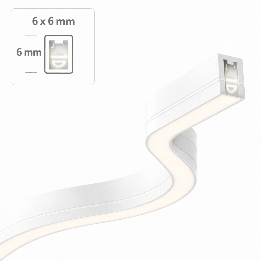 FLEX NÉON LED 6W/M - 6X6MM (30M)