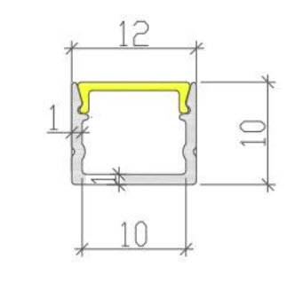 PROFILÉ ALUMINIUM LED #80