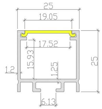 PROFILÉ ALUMINIUM LED #81