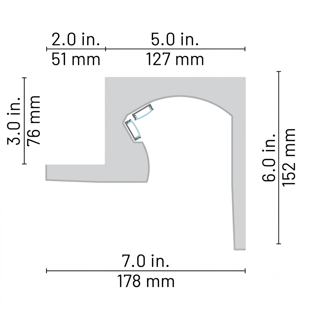 8' PROFILE GYPSUM NIDUS