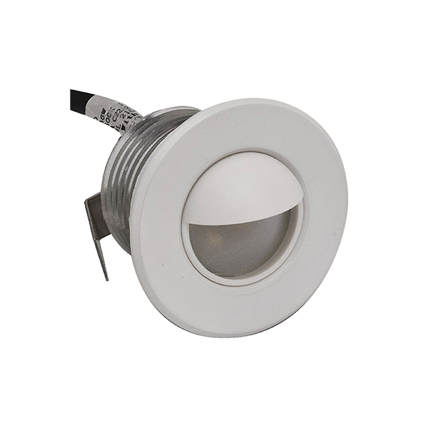 RONDELLE DEL PK2000 - DEMI LUNE BLANC 12-24V 1W IP67 (30K)