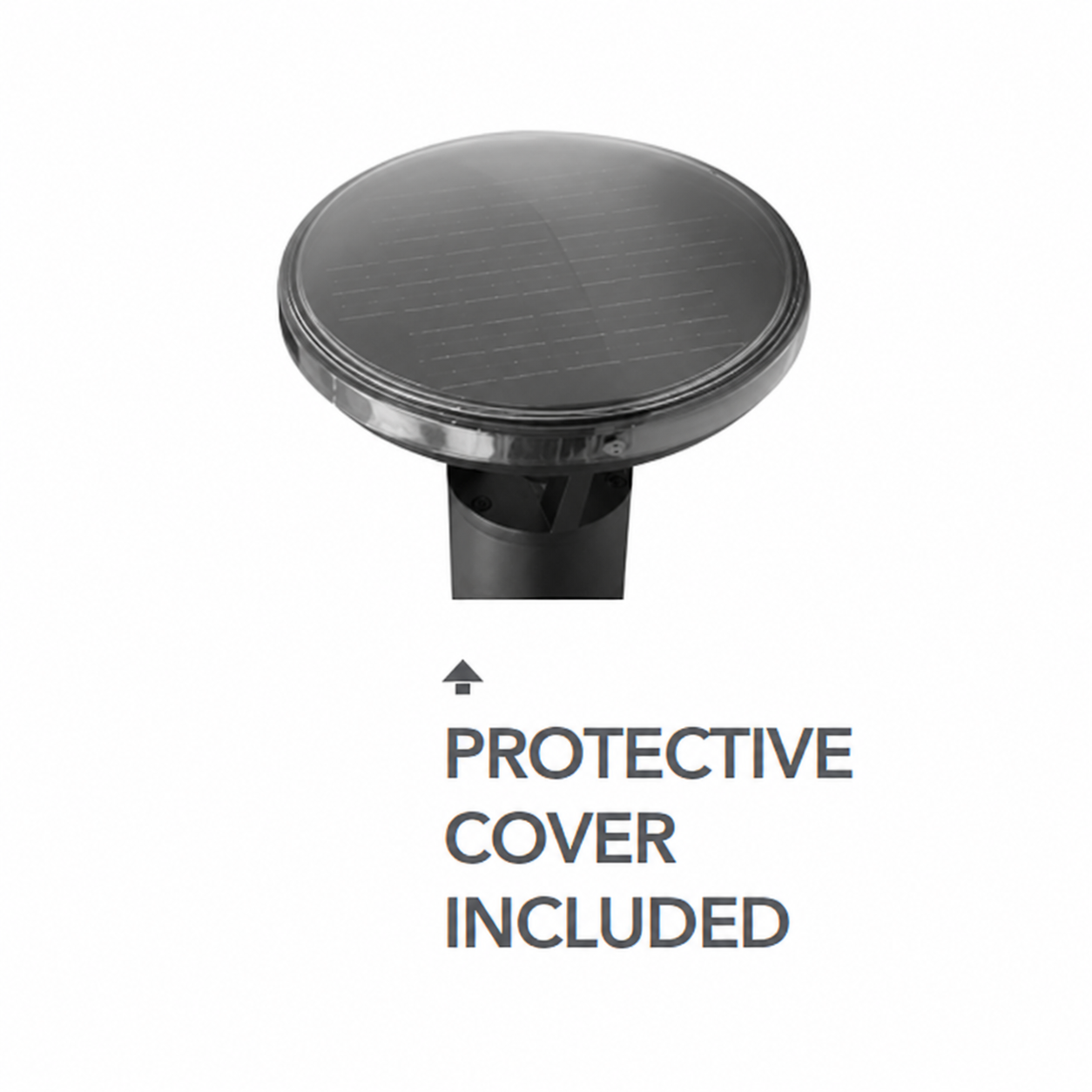 BOLLARD SOLAIRE  - 500LM - 4000K