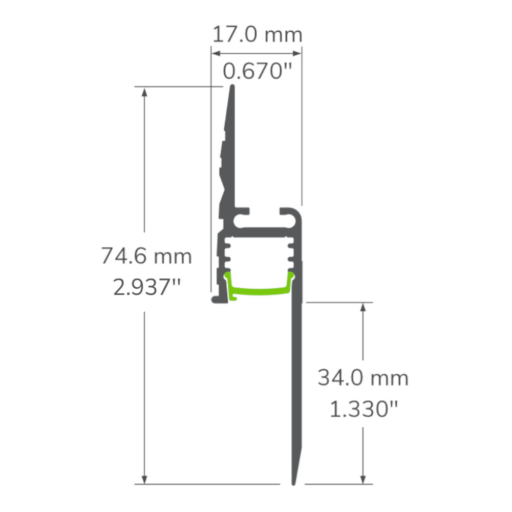 PROFILÉ ALUMINIUM LED #315