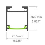 LED ALUMINUM PROFILE #145