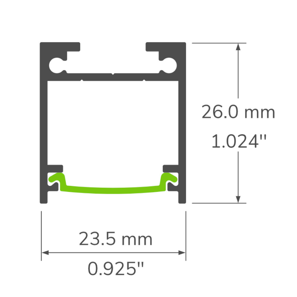 LED ALUMINUM PROFILE #145