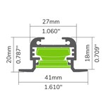 LED ALUMINUM PROFILE #158