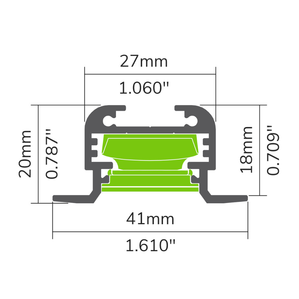 LED ALUMINUM PROFILE #158