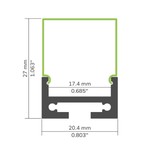 PROFILÉ ALUMINIUM LED #87
