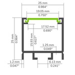LED ALUMINUM PROFILE #81