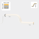 FLEX NEON 10X10MM ANTI-GLARE – TOP BEND – 9.6W/M
