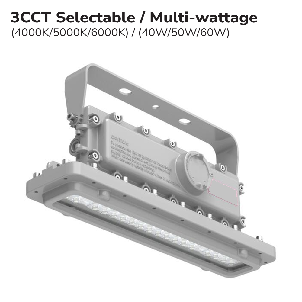 2' 40W-50W-60W 3CCT EXPLOSION-PROOF LINEAR LED LIGHT 120-347V
