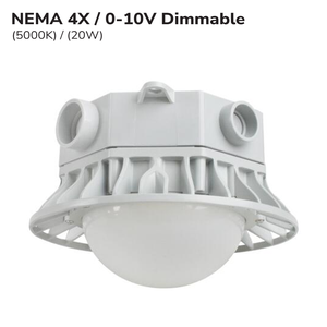 6" 20W MARINE LED LIGHT 100-277V – NEMA 4X