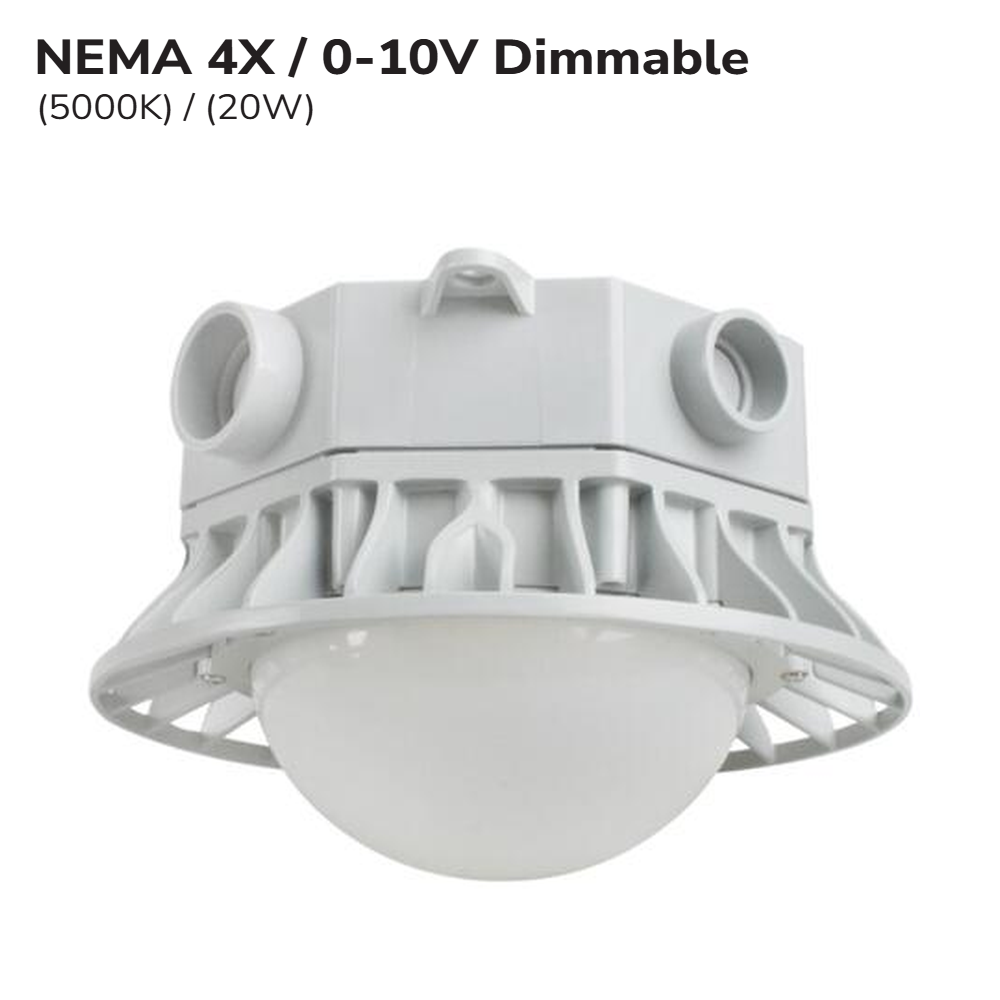 6" 20W MARINE LED LIGHT 100-277V – NEMA 4X